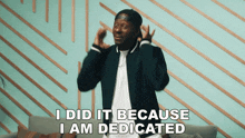I Did It Because I Am Dedicated Wes Armstrong GIF - I Did It Because I Am Dedicated Wes Armstrong Wuz Good GIFs