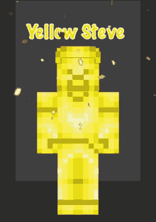 Yellow Steve Gold Steve GIF - Yellow Steve Gold Steve Gold Herobrine GIFs