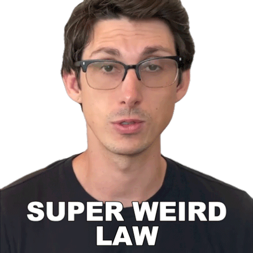 Super Weird Law Maclen Stanley Sticker