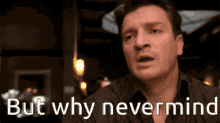 But Why Nevermind GIF - But Why Nevermind Stop Please GIFs