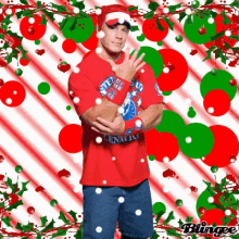 John Cena Happy Holidays GIF - John Cena Happy Holidays Snowing GIFs
