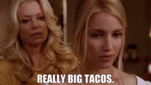 Glee Quinn Fabray GIF - Glee Quinn Fabray Really Big Tacos GIFs