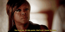 Youre A Liar How To Get Away With Murder GIF - Youre A Liar How To Get Away With Murder Viola Davis GIFs