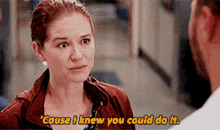Greys Anatomy April Kepner GIF - Greys Anatomy April Kepner Cause I Knew You Could Do It GIFs