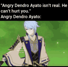 Angry Ayato Genshin Impact GIF - Angry Ayato Genshin Impact Dendro GIFs