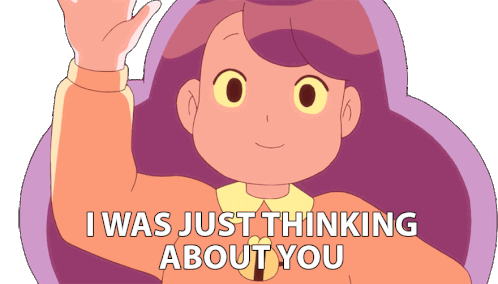 I Was Just Thinking About You Bee Sticker - I Was Just Thinking About You Bee Bee And Puppycat Stickers
