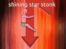 Not Stonk Shining Star Price GIF - Not Stonk Shining Star Price Sora Cringe GIFs