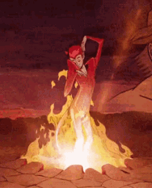 Playing With Fire Dancing GIF - Playing With Fire Dancing Dangerous GIFs