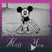 Miss You Sad GIF - Miss You Sad Mickey Mouse GIFs