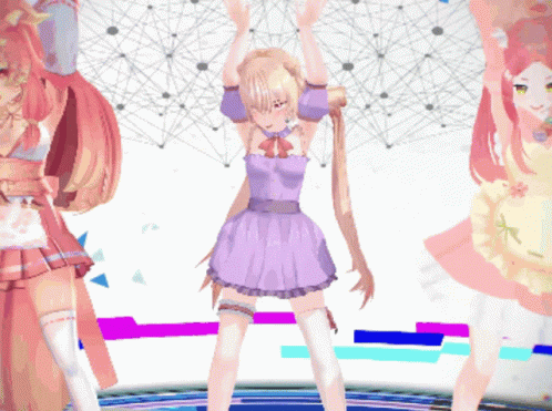 Pose Strike A Pose GIF - Pose Strike A Pose Anime - Discover & Share GIFs