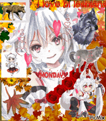 Monday Momiji Inubashiri GIF - Monday Momiji Inubashiri Fall GIFs
