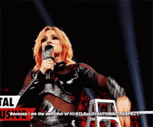Becky Lynch Because I Am The Definition Of GIF - Becky Lynch Because I Am The Definition Of Hustle Loyalty And Respect GIFs