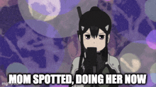 Kaiju No 8 Mom Spotted GIF - Kaiju No 8 Mom Spotted Doing Your Mom GIFs