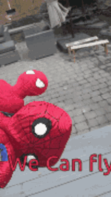 We Can Fly Spiderman GIF - We Can Fly Spiderman Toy GIFs