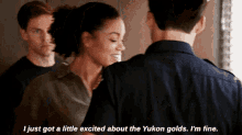 Station19 Victoria Hughes GIF - Station19 Victoria Hughes I Just Got A Little Excited About The Yukon Golds GIFs