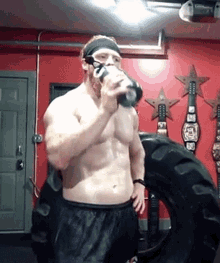 Thirsty Sheamus GIF - Thirsty Sheamus Celtic Warrior Workouts GIFs