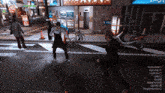 a screenshot of a video game shows two people fighting