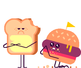 Food Nbrchristy Sticker - Food Nbrchristy Hamburger Stickers