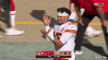 a fox nfl broadcast of a football game between the chiefs and the san francisco 49ers