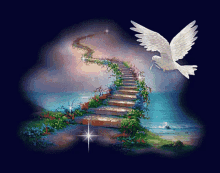 happy in heaven stairway dove sparkle