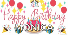 Happy Birthday Monica GIF - Happy Birthday Monica GIFs