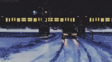 Anime Train GIF - Anime Train Snow GIFs