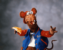 Rizzo The Rat Pizza Rizzo Pizza GIF - Rizzo The Rat Pizza Rizzo Pizza Rizzo Muppets Pizza GIFs