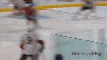 Eric Gryba Destroys Lars Eller GIF - Hockey Fail Hit GIFs