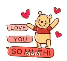 Winnie The Pooh I Love You GIF - Winnie The Pooh I Love You Pooh Bear GIFs