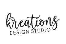 ds kreations text logo design studio