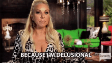Because Im Delusional Margaret Josephs GIF - Because Im Delusional Margaret Josephs Real Housewives Of New Jersey GIFs