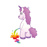 Unicorn Drunk Unicorn Sticker - Unicorn Drunk Unicorn Rainbow Stickers