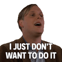 I Just Don’t Want To Do It John Early Sticker - I Just Don’t Want To Do It John Early I Think You Should Leave With Tim Robinson Stickers