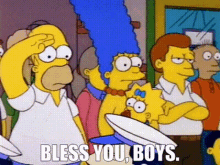 Bless You Boys Homer GIF - Bless You Boys Homer Simpsons GIFs