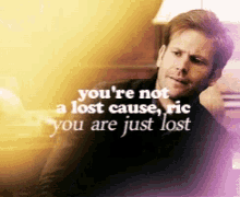 Alaric Saltzman GIF - Alaric Saltzman Alaric Youre Not A Lost GIFs