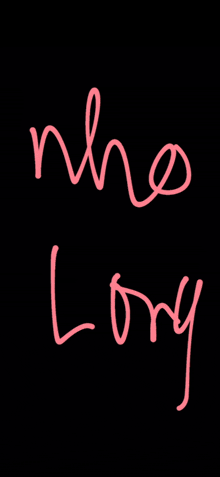 a black background with the words who long in pink