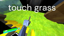 Touch Grass V1 GIF - Touch Grass Grass V1 GIFs