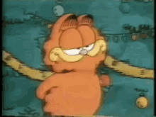 Garfield Smile GIF - Garfield Smile Shrug GIFs
