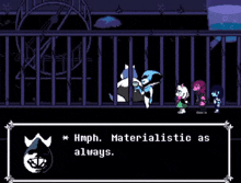 a video game character says i simply give myself the treatment i deserve .
