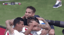 paolo guerrero seleccion peruana festejar gol feliz