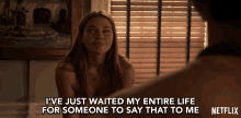 Ive Just Waited My Entire Life For Someone To Say That To Me Madelyn Cline GIF - Ive Just Waited My Entire Life For Someone To Say That To Me Madelyn Cline Sarah Cameron GIFs