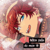 a picture of a boy with the name hiro solo de mao