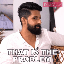 That Is The Problem Ravie Dubey GIF - That Is The Problem Ravie Dubey Pinkvilla GIFs