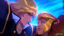 Looking At Each Other He-man GIF - Looking At Each Other He-man Teela GIFs