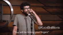 You Will Be Licking Your Fingers Aakash Mehta GIF - You Will Be Licking Your Fingers Aakash Mehta Kuch Bhi Mehta GIFs