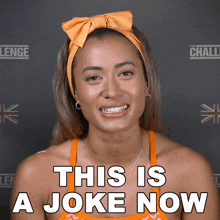 This Is A Joke Now Kaz Crossley GIF - This Is A Joke Now Kaz Crossley The Challenge World Championship GIFs