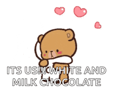 Milk And Mocha Bear Hug GIF - Milk And Mocha Bear Hug Hearts GIFs