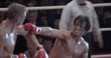 Boxing Ricky Balboa GIF - Boxing Ricky Balboa Shut Up GIFs