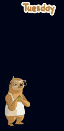 Tuesday Sloth GIF