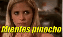 Buffy Mirada Sospechosa GIF - Buffy Pinocho Mientes GIFs